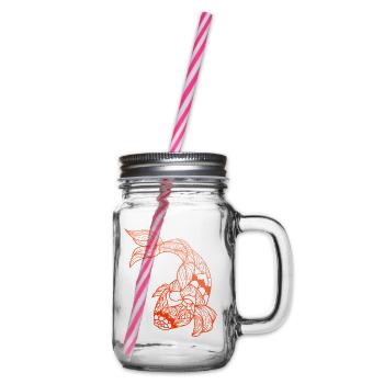 Koi - Henkelglas mit Schraubdeckel - Klar - Rechts