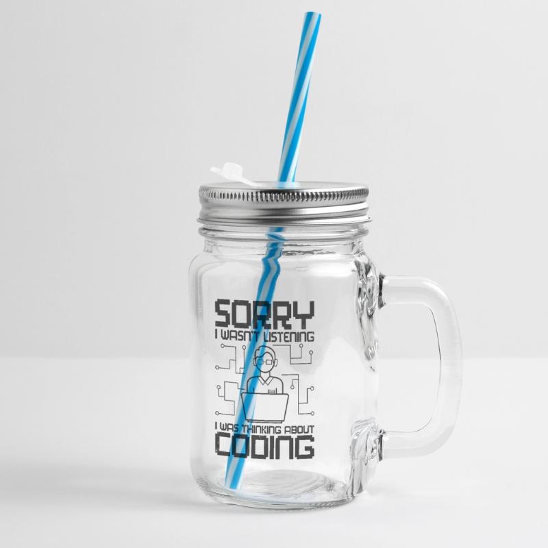 Programmeurs logiciels Web Coder Coding développeur Bocal à boisson