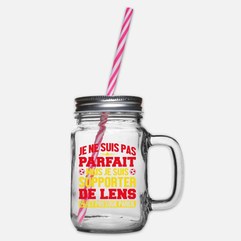 Je Suis Un Supporter De Lens Parfait - Bocal à boisson - transparent