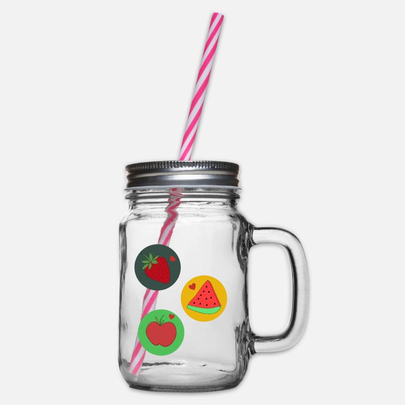 Fruits - Bocal à boisson - transparent