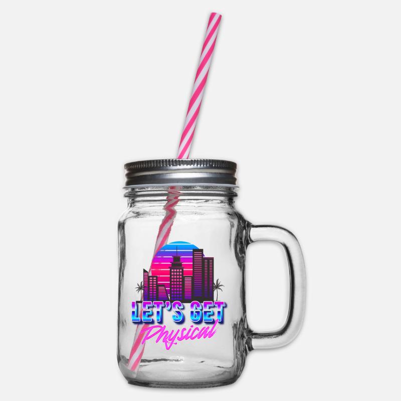 Obtenons l’esthétique Physique Vaporwave - Bocal à boisson - transparent