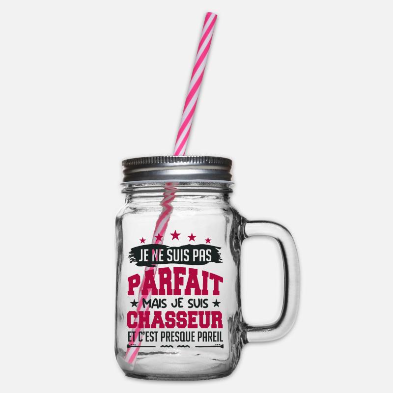 Parfait Chasseur | chasseur | chasse - Bocal à boisson - transparent