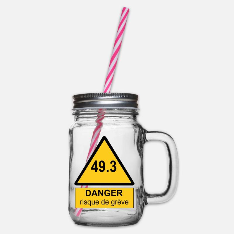 49.3 danger - Bocal à boisson - transparent
