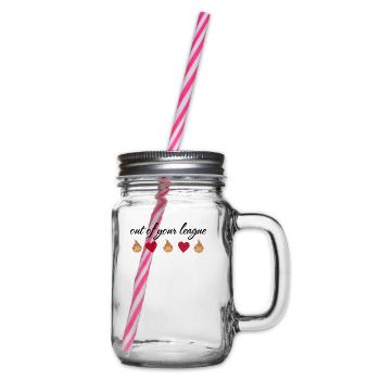 Funny Y2k Shirt, Y2k Baby Tee, Y2k Graphic Shirt, - Glass jar with handle and screw cap - clear - Right