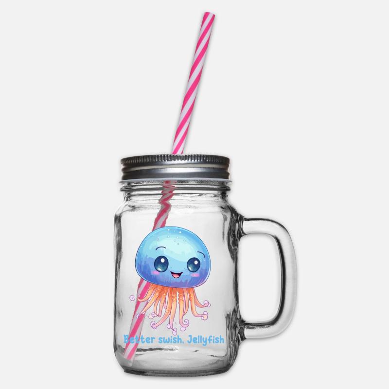 Better swish, Jellyfish - Bocal à boisson - transparent