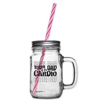Ton père est mon cardio - Fitness - Bocal à boisson - transparent - Droite