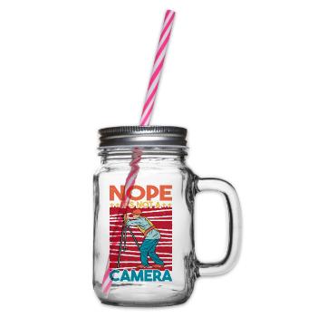 Non, ce n’est pas un appareil photo - Bocal à boisson - transparent - Droite