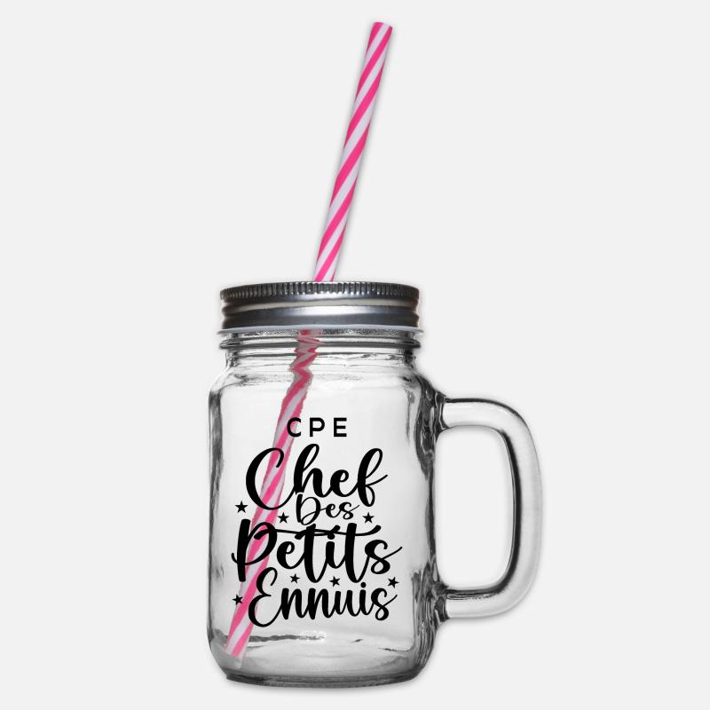CPE : Chef des Petits Ennuis - Bocal à boisson - transparent