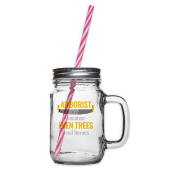 Les arboriculteurs, parce que les arbres aussi ont besoin de héros - Bocal à boisson - transparent - Droite