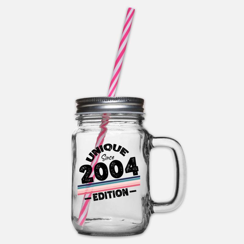 Unique depuis 2004 Edition Anniversaire Millésime 2004 - Bocal à boisson - transparent
