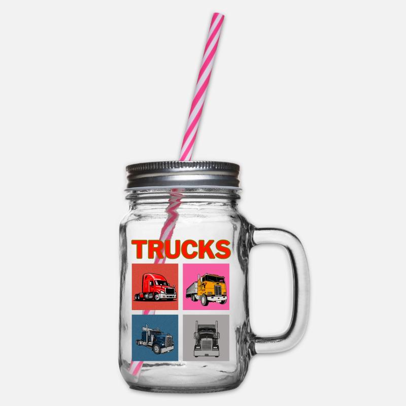 Camions - Bocal à boisson - transparent