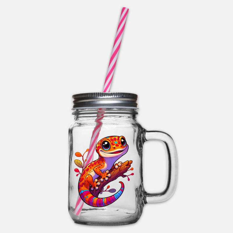 Gecko - Bocal à boisson - transparent