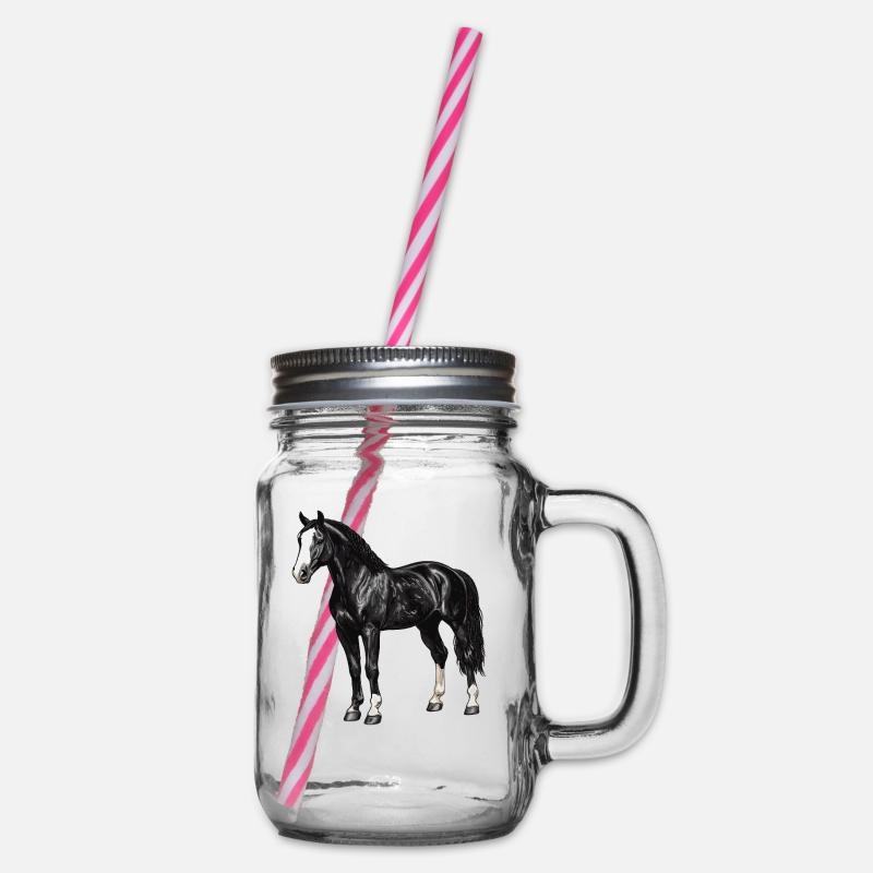 Chevaux Cheval - Bocal à boisson - transparent