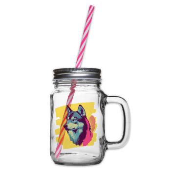Husky - Henkelglas mit Schraubdeckel - Klar - Rechts