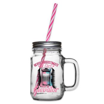 Elevator toddler & kids - Glass jar with handle and screw cap - clear - Right