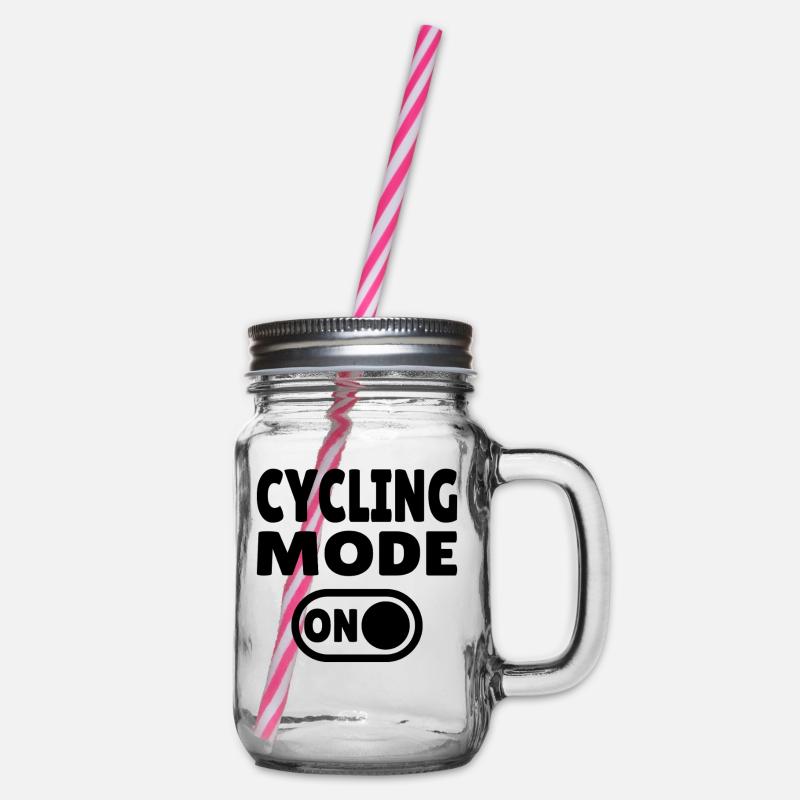 Mode vélo activé – Pour les vrais fans de vélo - Bocal à boisson - transparent