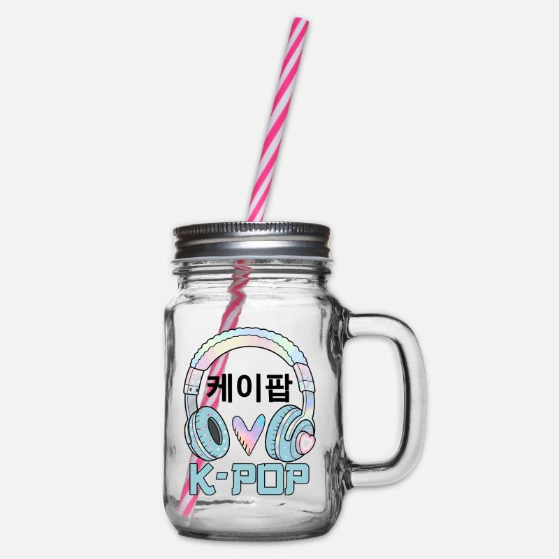 K Pop 케이팝 - Bocal à boisson - transparent