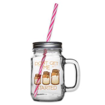 Don't Get Me Started Jars - Henkelglas mit Schraubdeckel - Klar - Rechts
