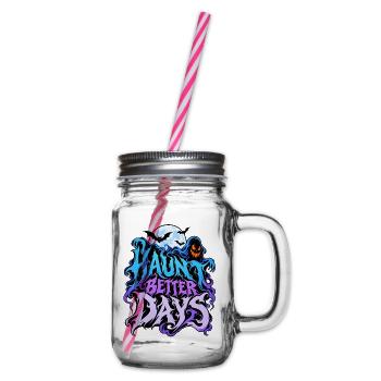 Haunt Better Days - Henkelglas mit Schraubdeckel - Klar - Rechts