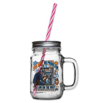 Kein Hitzeproblem Kaffee-Technik - Henkelglas mit Schraubdeckel - Klar - Rechts