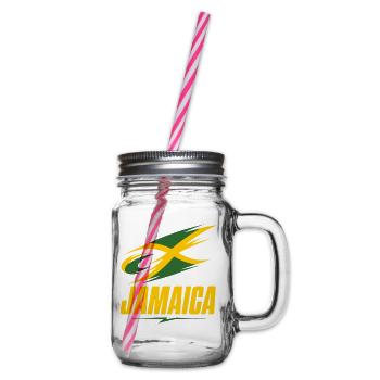 Jamaika - Henkelglas mit Schraubdeckel - Klar - Rechts