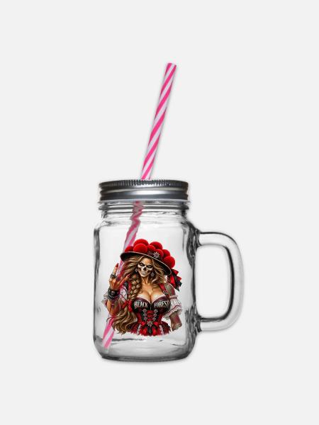 Schwarzwald Ungezähmt - Henkelglas mit Schraubdeckel - Klar