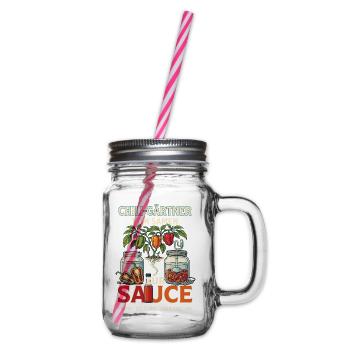 Chili-Gärtner Vom Samen Zur Sauce - Henkelglas mit Schraubdeckel - Klar - Rechts