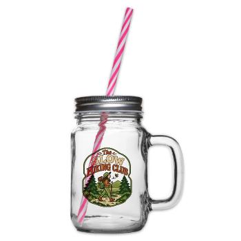 The Slow Hiking Club - Henkelglas mit Schraubdeckel - Klar - Rechts
