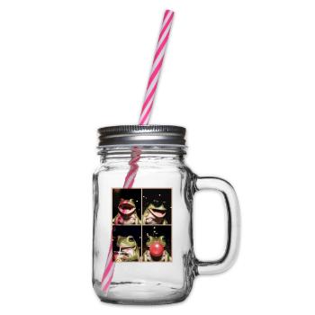 Frösche Frosch - Henkelglas mit Schraubdeckel - Klar - Rechts