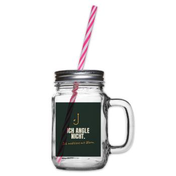 Angeln - Henkelglas mit Schraubdeckel - Klar - Rechts