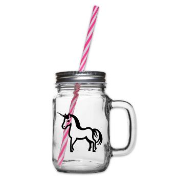 Licorne - Bocal à boisson - transparent - Droite