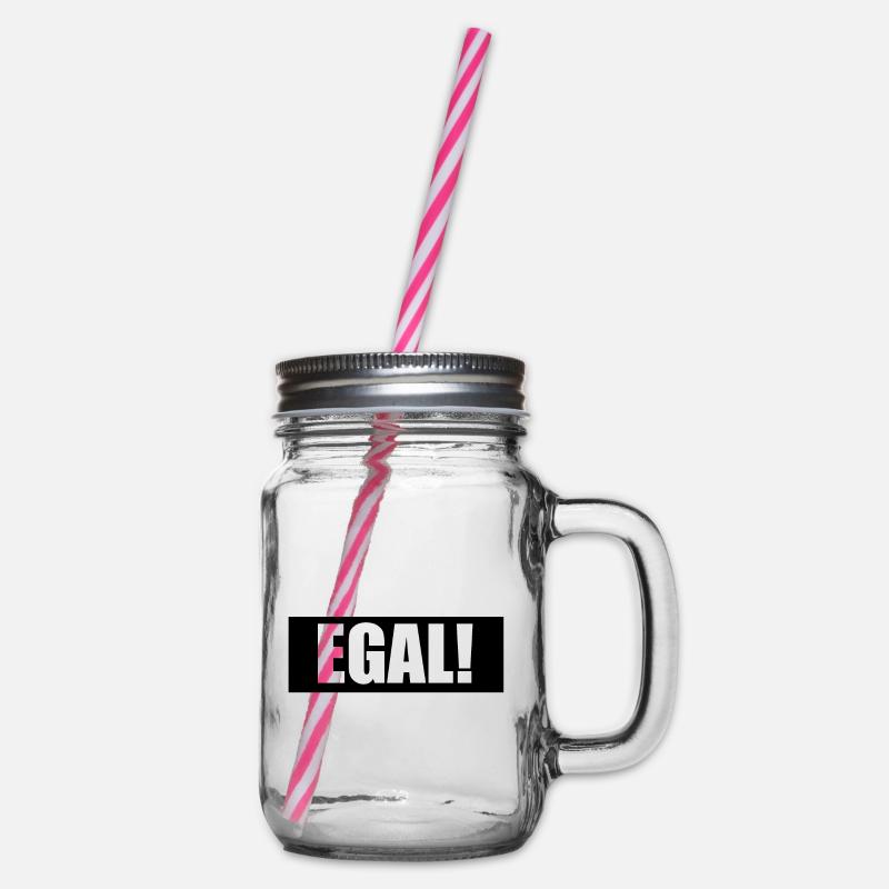 EGAL - Henkelglas mit Schraubdeckel - Klar