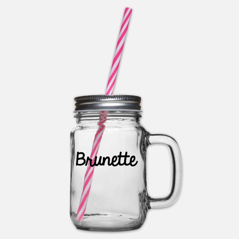 Brunette - Bocal à boisson - transparent