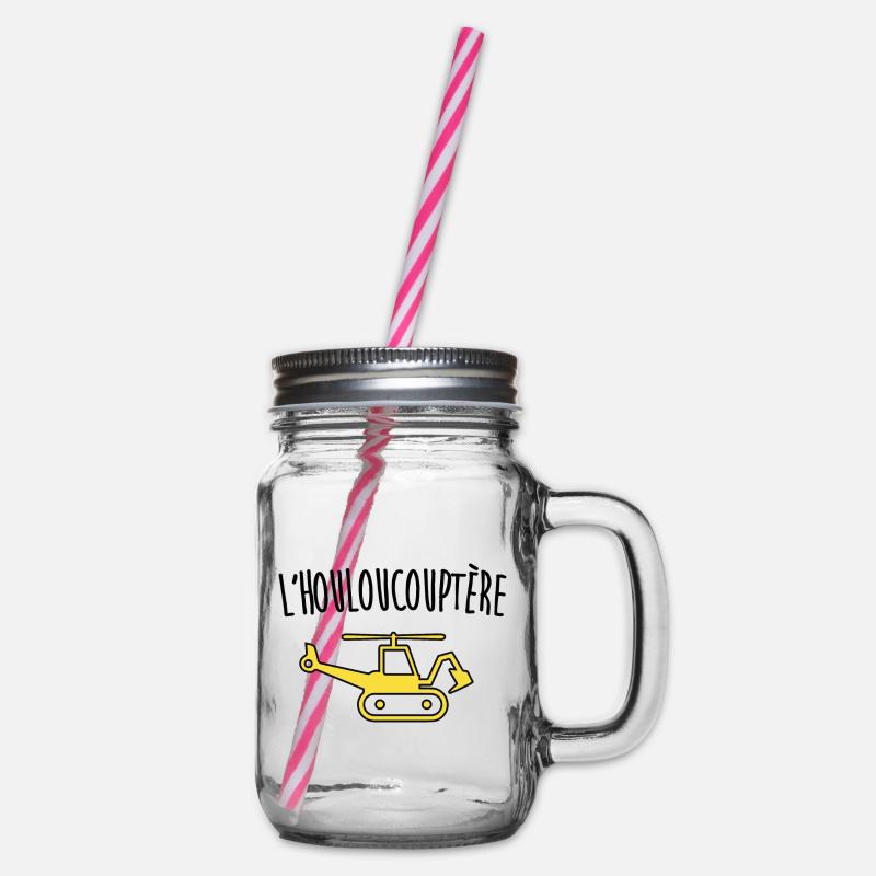 L'houloucoptère - Bocal à boisson - transparent