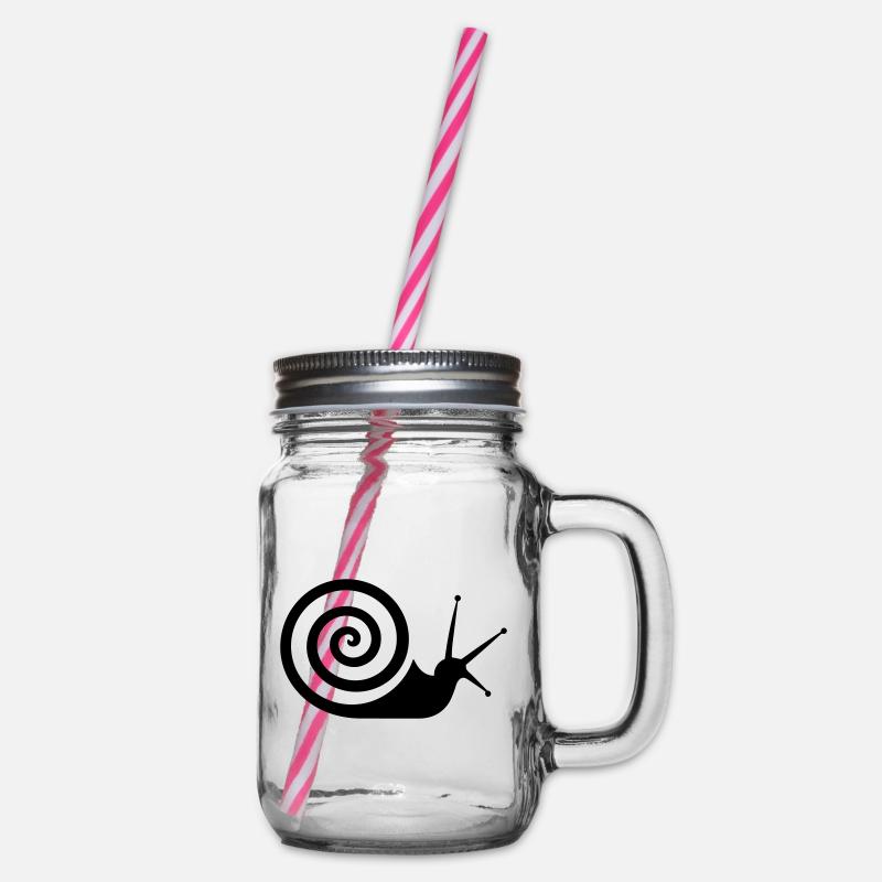 Escargot - Bocal à boisson - transparent