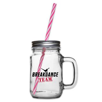 breakdance team - Bocal à boisson - transparent - Droite