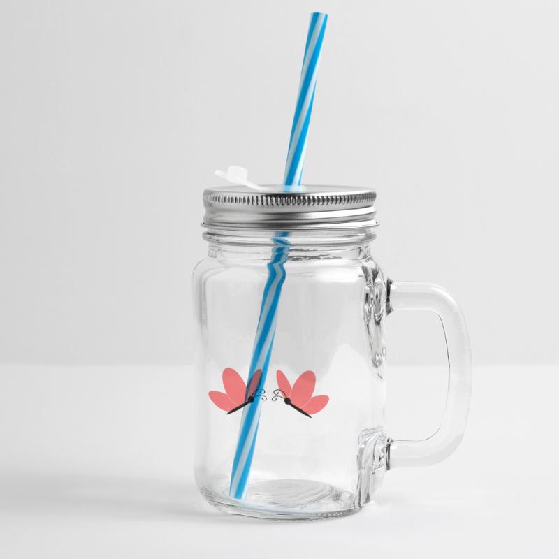 Muttertags Geschenk Mutter Muttertag Geschenkidee  Henkelglas mit Schraubdeckel
