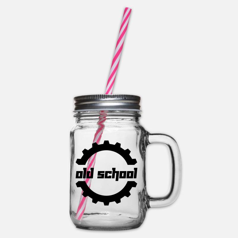 Old School (Vector) - Bocal à boisson - transparent