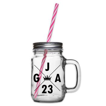 Jga 2023 Junggesellenabschied - Henkelglas mit Schraubdeckel - Klar - Rechts