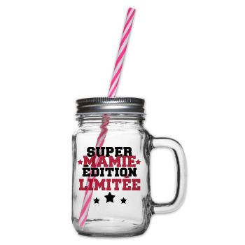 super mamie édition limitée - Bocal à boisson - transparent - Droite
