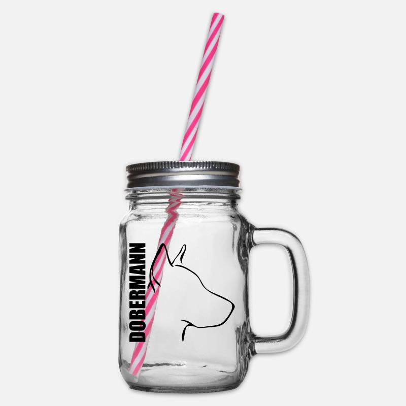 DOBERMANN PROFIL - Bocal à boisson - transparent