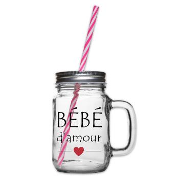 Bébé d'amour - Bocal à boisson - transparent - Droite