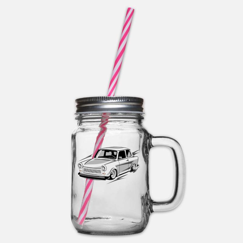 VEB  - Henkelglas mit Schraubdeckel - Klar