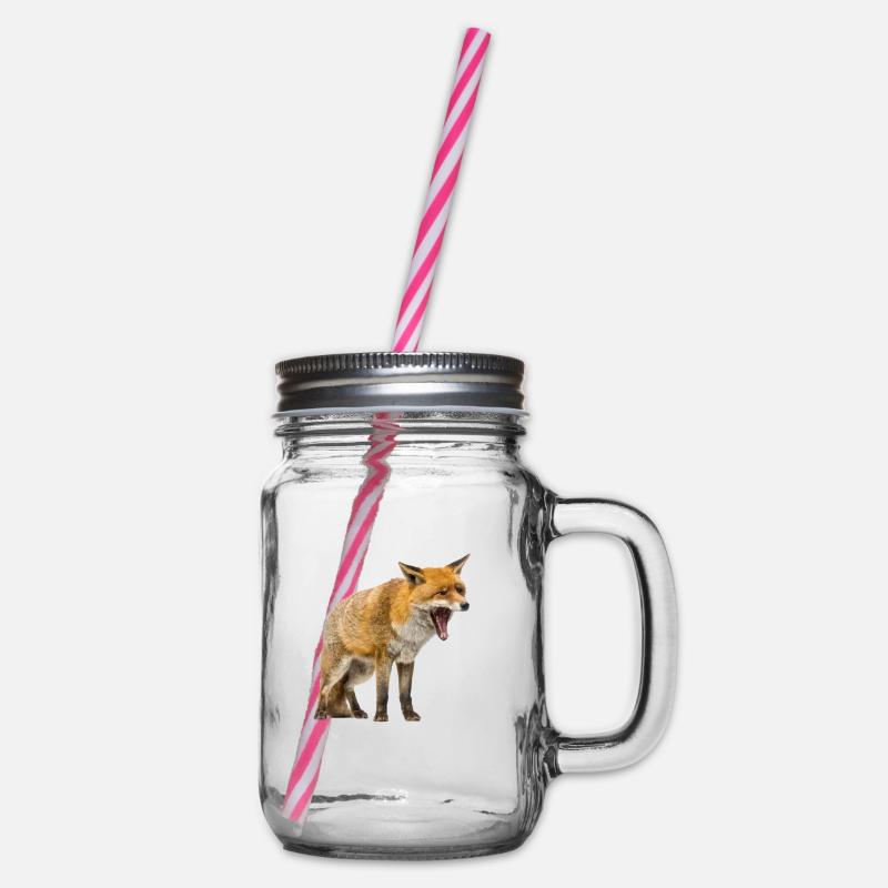 Fuchs - Henkelglas mit Schraubdeckel - Klar