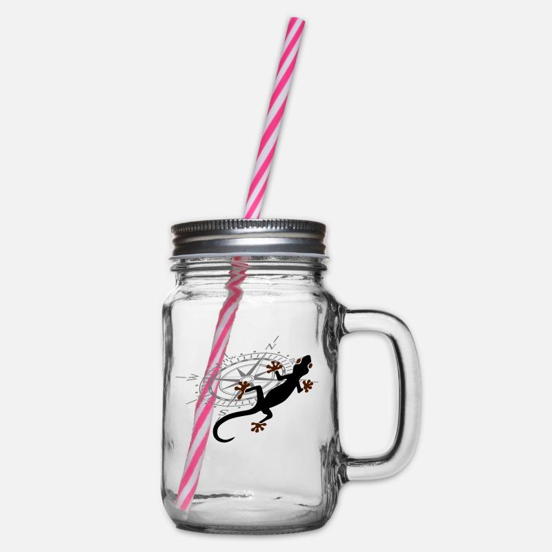 gecko - Bocal à boisson - transparent