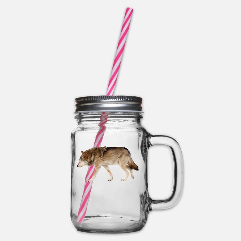 Loup - Bocal à boisson - transparent