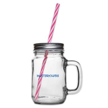 Musterknabe - Henkelglas mit Schraubdeckel - Klar - Rechts
