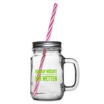 wetten wir? - Henkelglas mit Schraubdeckel - Klar - Rechts