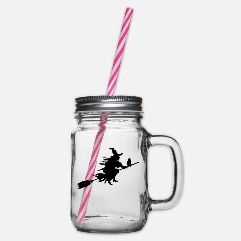 Brockenhexe - Henkelglas mit Schraubdeckel - Klar