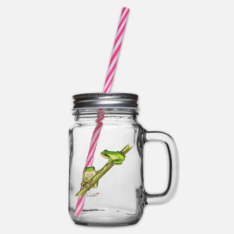 Grenouilles feuillus - Bocal à boisson - transparent